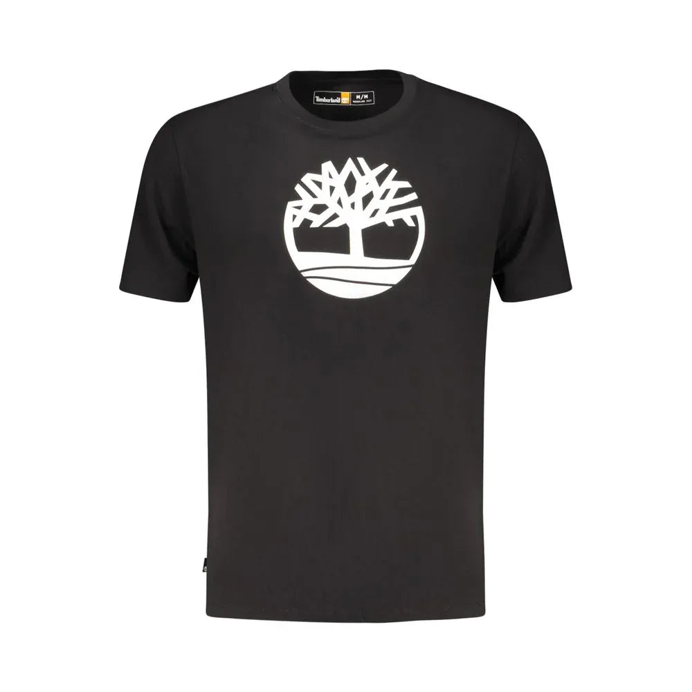 Timberland Black Cotton Men's T-Shirt - Zeiniez