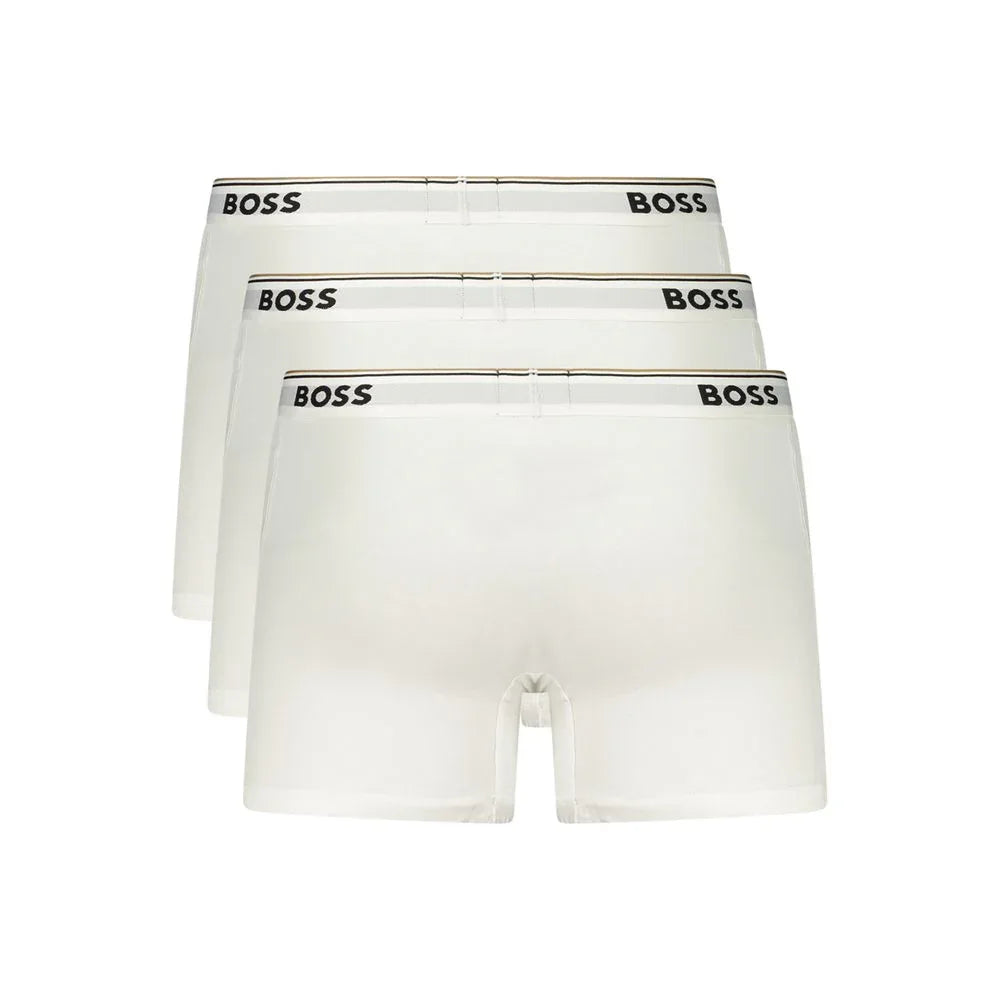 Hugo Boss Bianco Cotton Men Boxer Short
