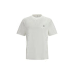Brunello Cucinelli White Cotton T-Shirt - Zeiniez
