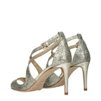 Jimmy Choo Gold Plastic Stiletto Heel Sandals - Zeiniez