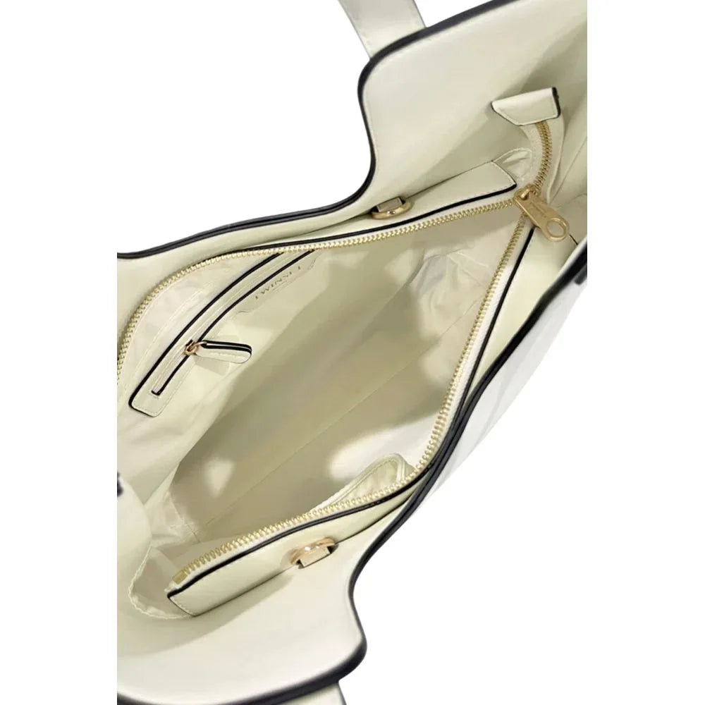 Twinset White PU Women Handbag - Zeiniez