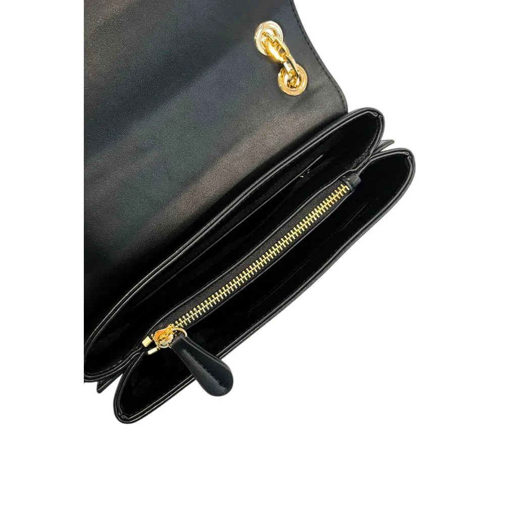 Twinset Black PU Women Crossbody Bag - Zeiniez