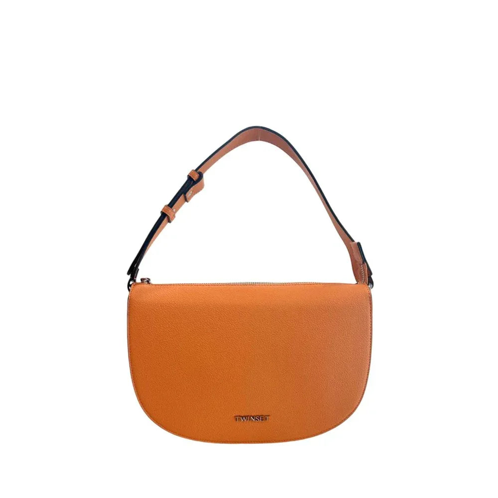 Twinset Orange Polyurethane Women Shoulder Bag - Zeiniez