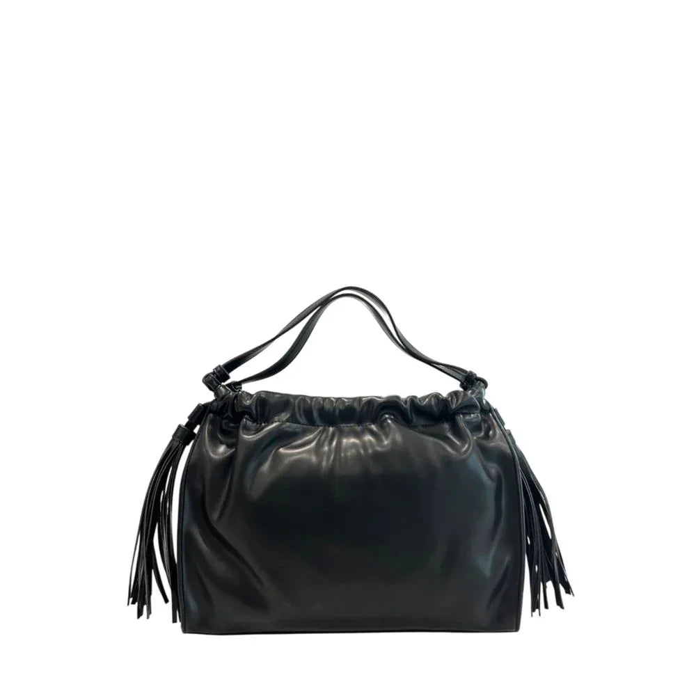 Twinset Black PU Women Shoulder Bag - Zeiniez