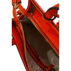 Twinset Orange Faux Leather Women Handbag - Zeiniez