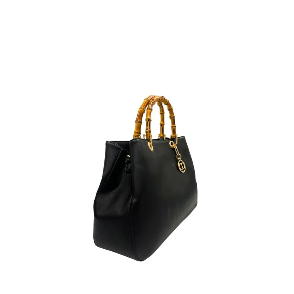 Twinset Black PU Women Handbag - Zeiniez