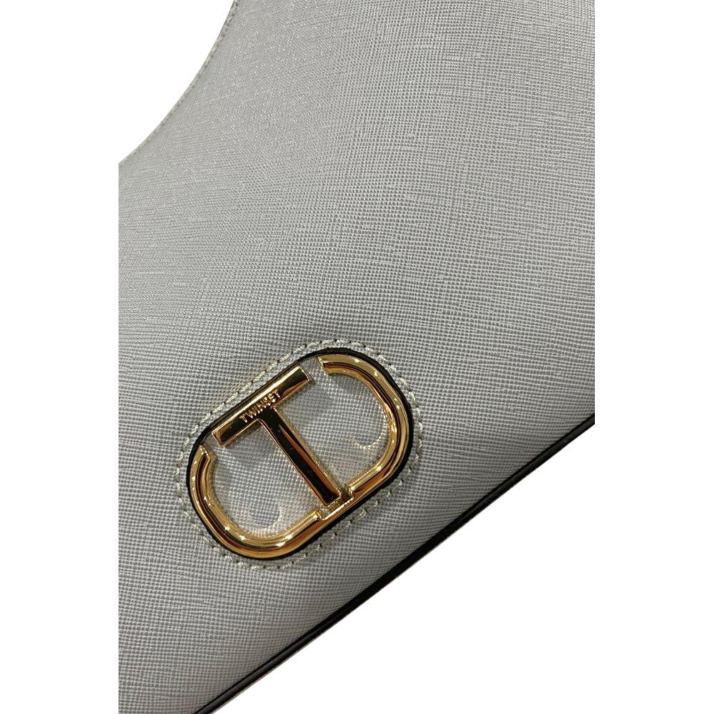 Twinset Blue PU Women Shoulder Bag - Zeiniez