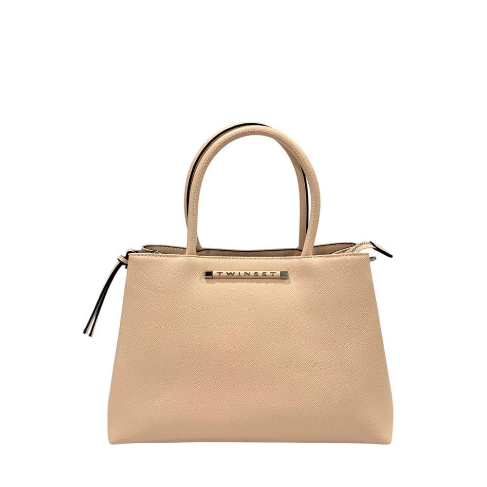 Twinset Pink Polyurethane Women Handbag - Zeiniez