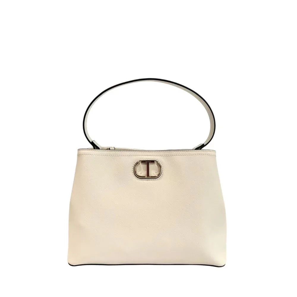 Twinset White PU Women Handbag - Zeiniez