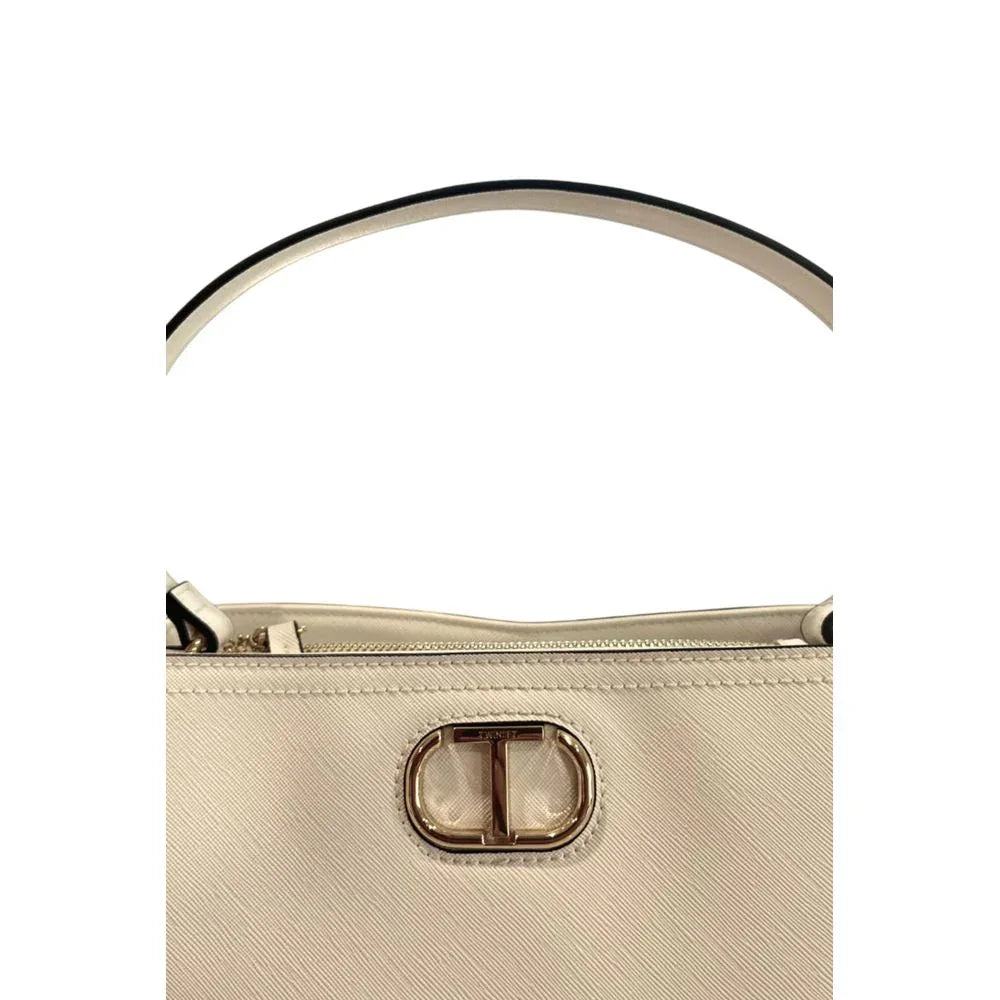 Twinset White PU Women Handbag - Zeiniez