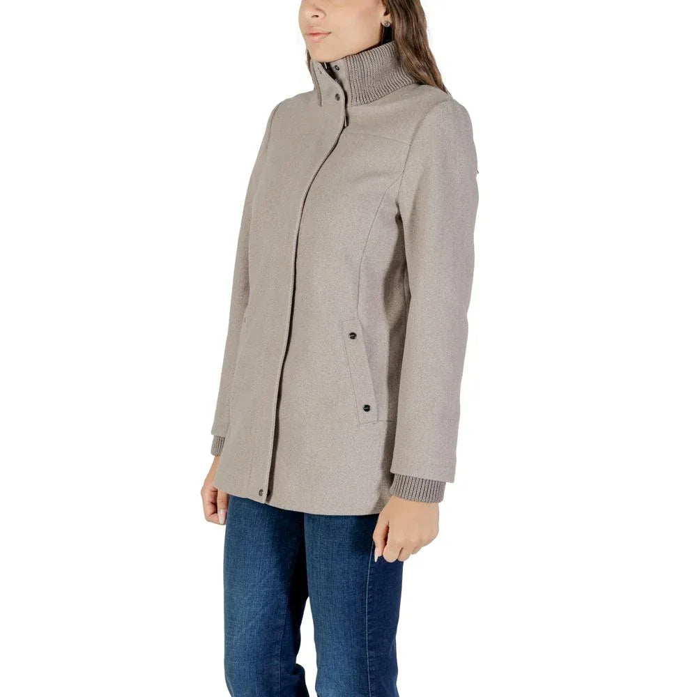 Street One Gray Polyester Coat - Zeiniez