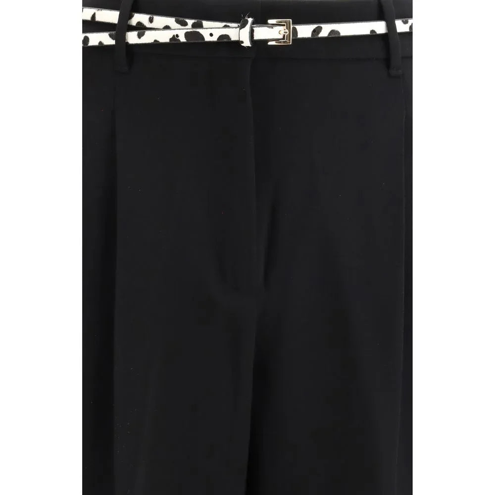 Max Mara Black Triacetate Casual Pants - Zeiniez