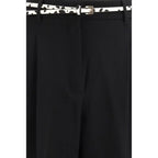 Max Mara Black Triacetate Casual Pants - Zeiniez