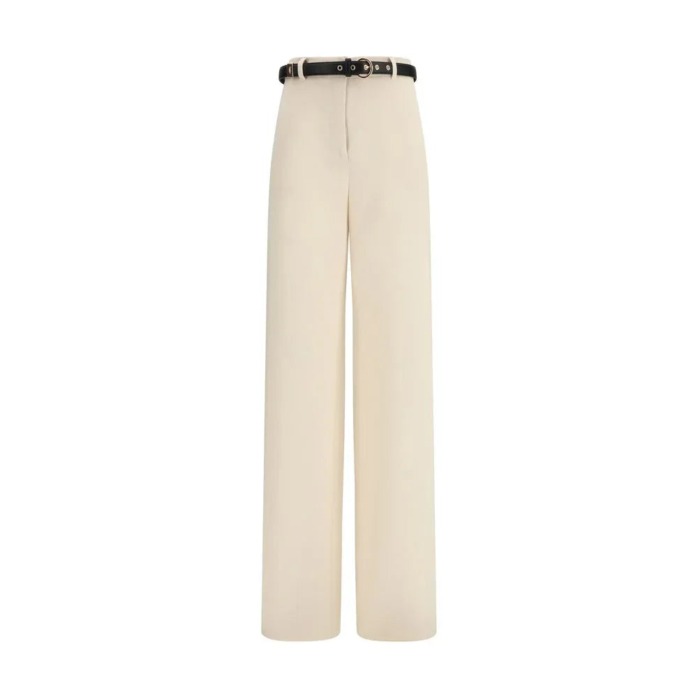 Max Mara Beige Triacetate Dress Pants - Zeiniez