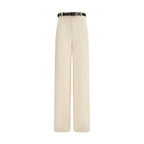 Max Mara Beige Triacetate Dress Pants - Zeiniez