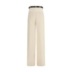 Max Mara Beige Triacetate Dress Pants - Zeiniez