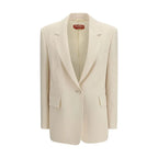 Max Mara Beige Triacetate Blazer - Zeiniez