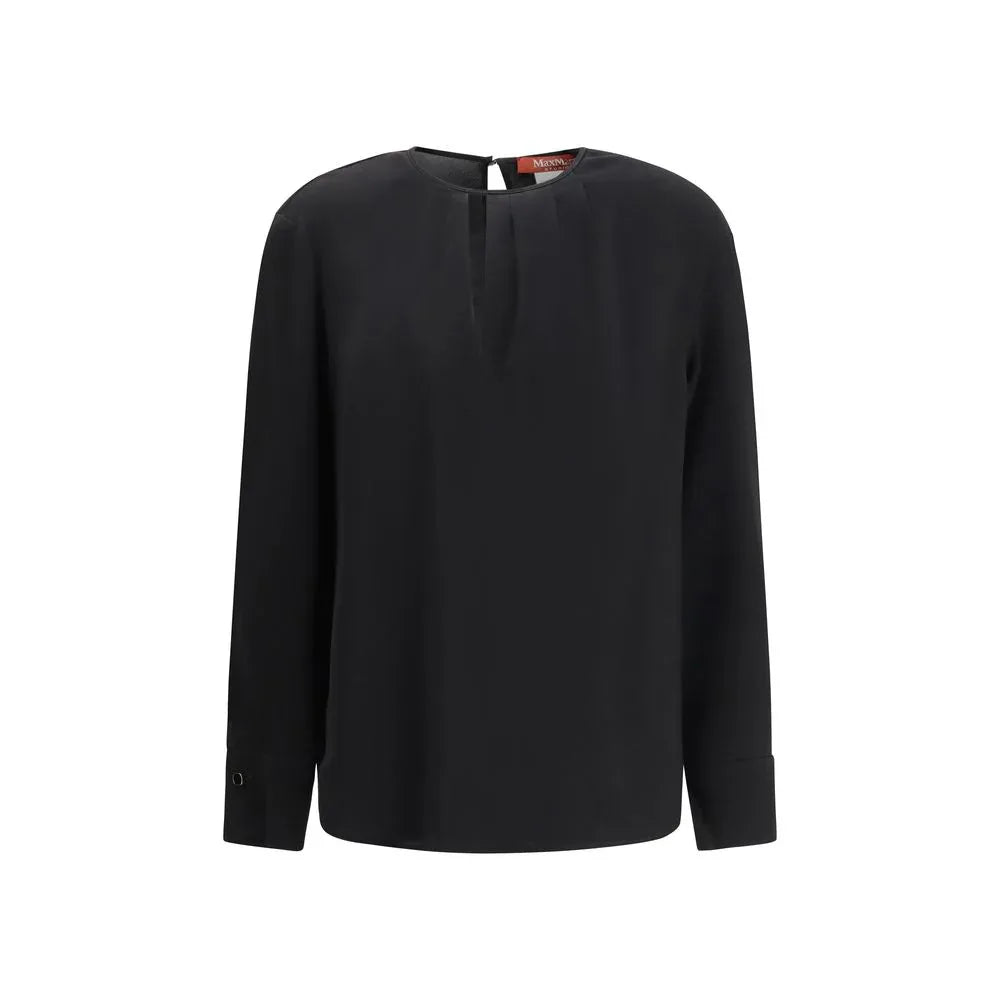 Max Mara Black Triacetate Blouse - Zeiniez