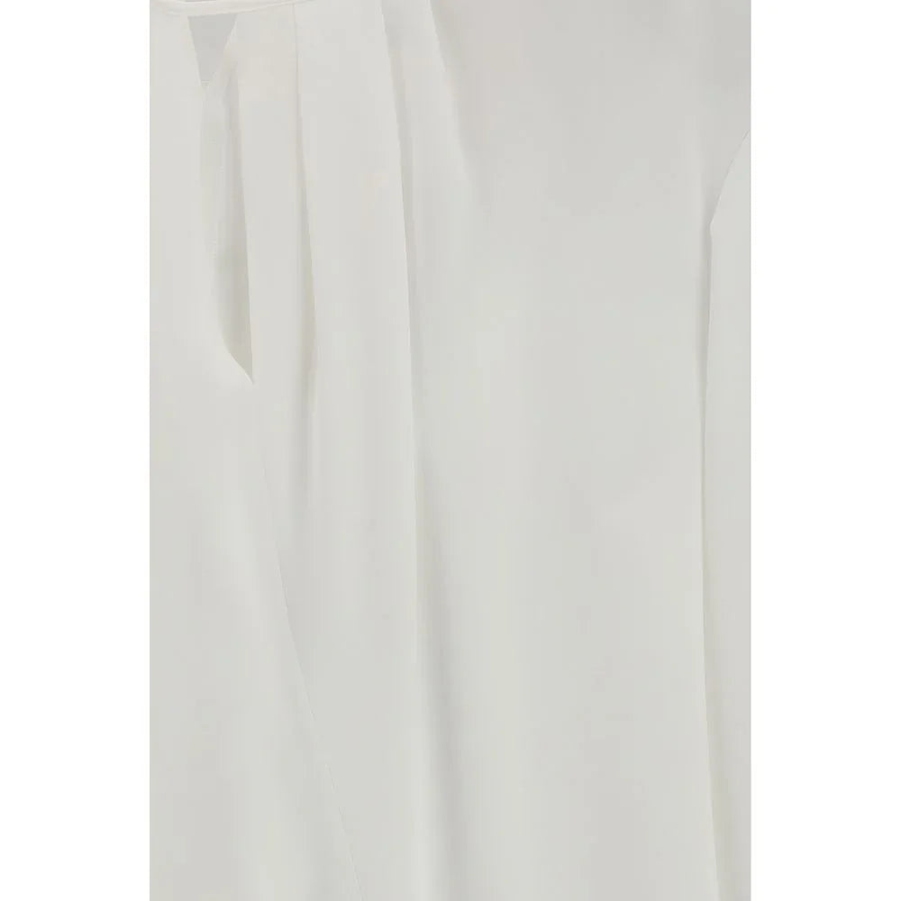 Max Mara White Triacetate Blouse - Zeiniez