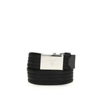 Prada Black Polyester Thin Belt - Zeiniez