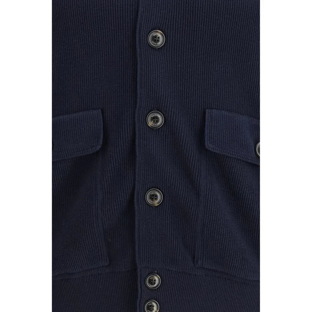 Valstar Blue Cotton Sweatshirt - Zeiniez