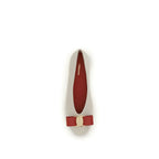 Ferragamo White Calf Leather Bos Taurus Ballet Flats - Zeiniez