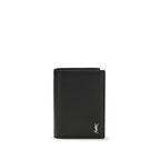 Saint Laurent Black Calf Leather Bos Taurus Wallet