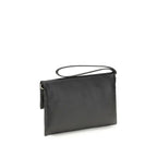 Fendi Black Calf Leather Bos Taurus Clutch Bag - Zeiniez