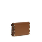 Valentino Garavani Brown Calf Leather Bos Taurus Wallet