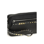 Valentino Garavani Black Calf Leather Bos Taurus Accessories - Zeiniez