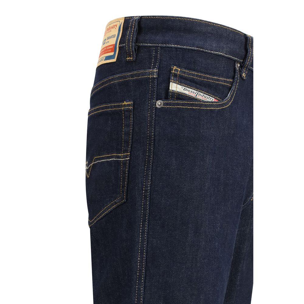 Diesel Black Cotton Slim Fit Jeans - Zeiniez