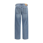 Diesel Blue Cotton Relaxed Fit Jeans - Zeiniez