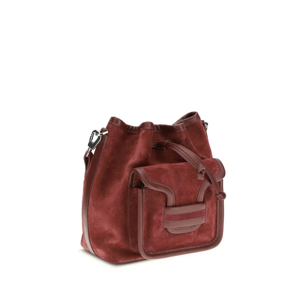 Pierre Hardy Bordeaux Calf Leather Bos Taurus Backet Bag - Zeiniez