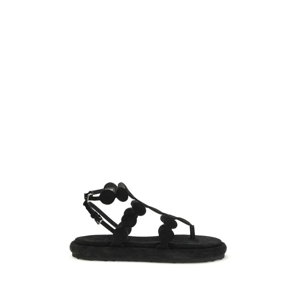 Pierre Hardy Black Calf Leather Bos Taurus Platform Sandals - Zeiniez