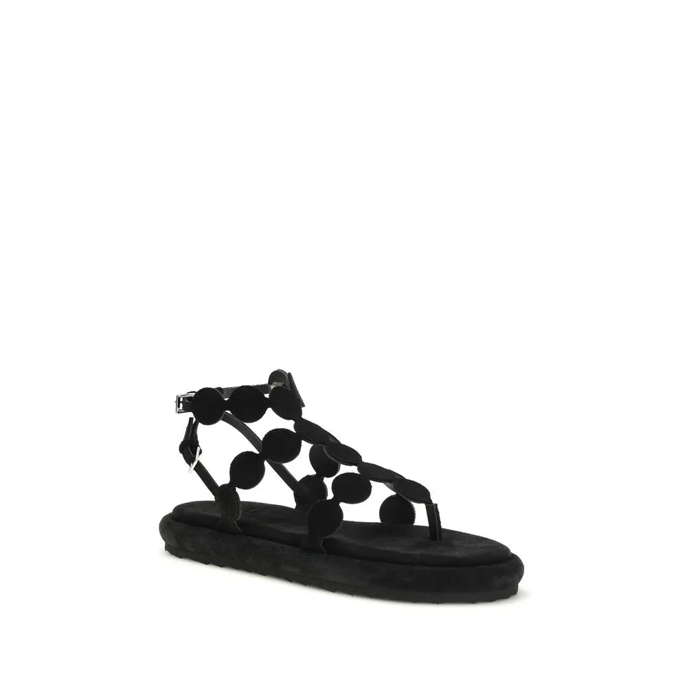 Pierre Hardy Black Calf Leather Bos Taurus Platform Sandals - Zeiniez