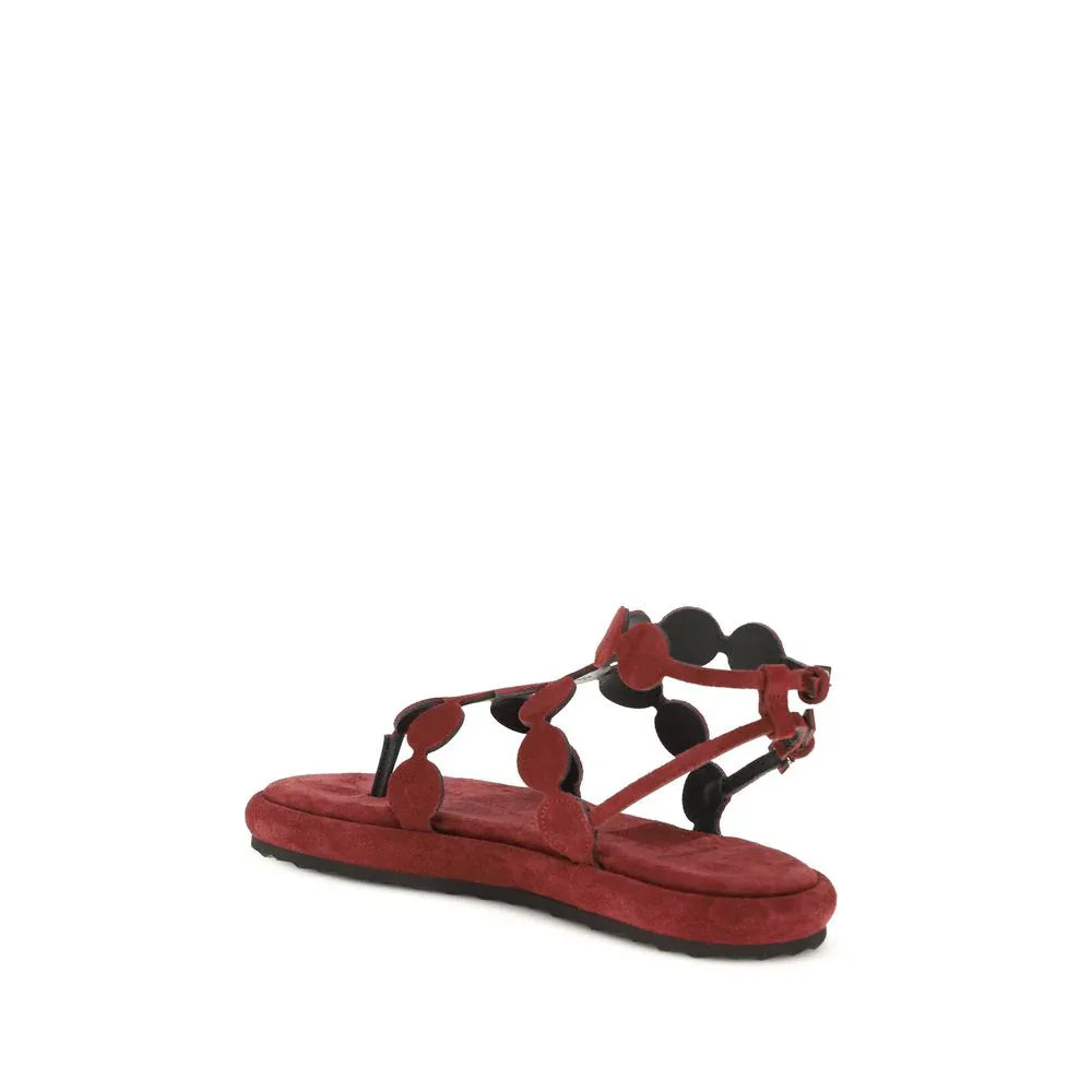 Pierre Hardy Brown Calf Leather Bos Taurus Platform Sandals - Zeiniez