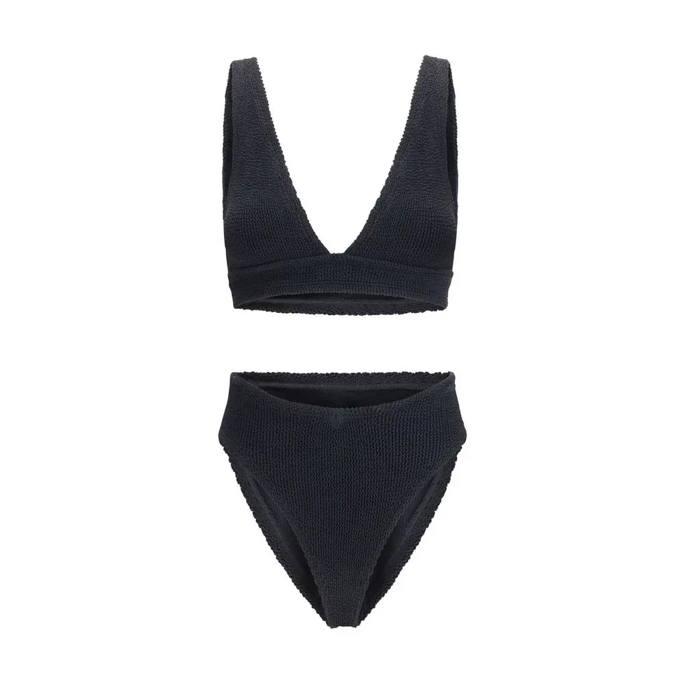 Hunza G Black Polyamide One-Piece Swimsuit - Zeiniez