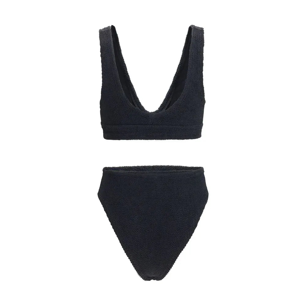 Hunza G Black Polyamide One-Piece Swimsuit - Zeiniez