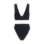 Hunza G Black Polyamide One-Piece Swimsuit - Zeiniez