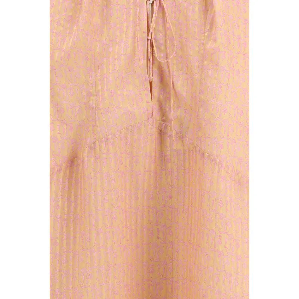 Kristina Ti Multicolor Silk Casual Dress - Zeiniez