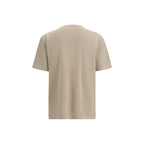 Moncler Beige Cotton T-Shirt - Zeiniez