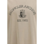 Moncler Beige Cotton T-Shirt - Zeiniez