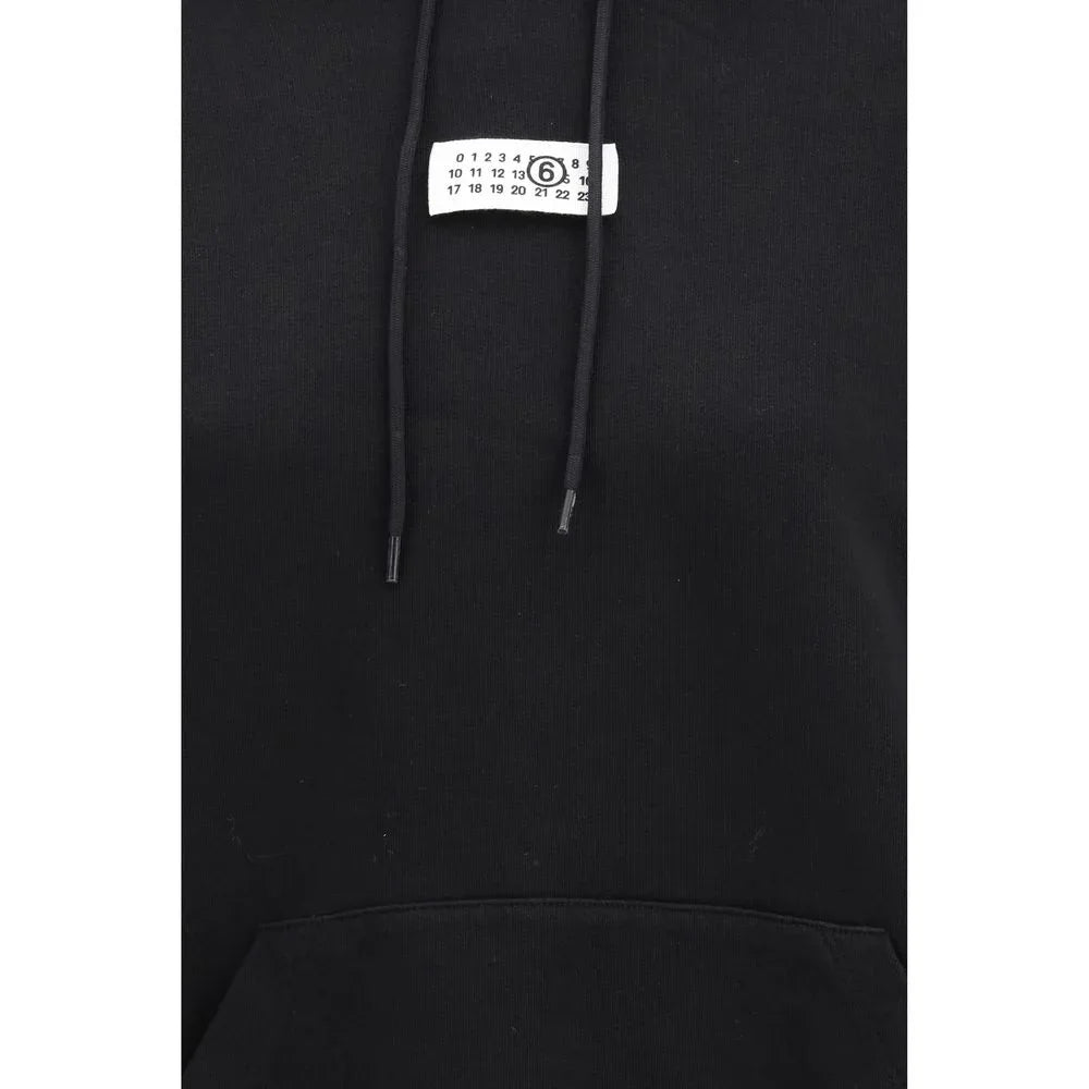 MM6 Black Cotton Sweatshirt - Zeiniez