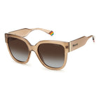 Polaroid Beige Plastic Sunglasses