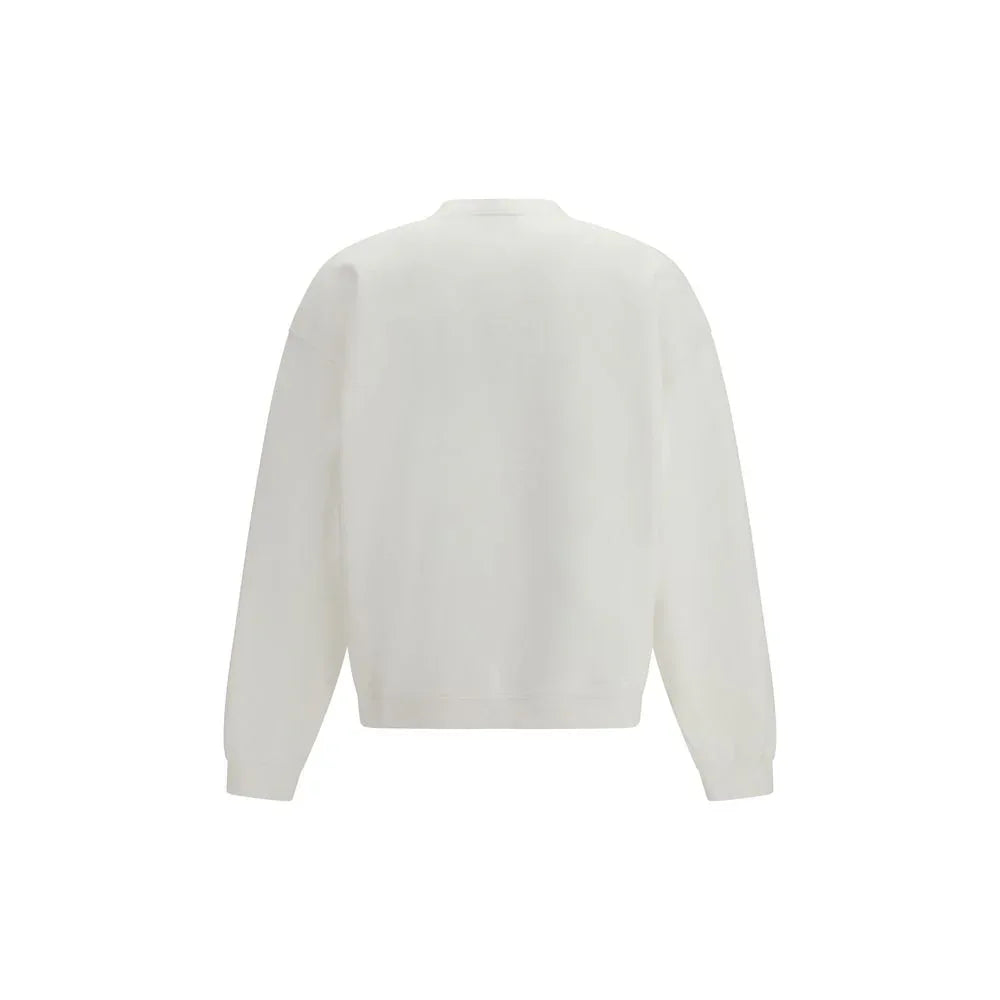 Dsquared² White Cotton Sweatshirt - Zeiniez
