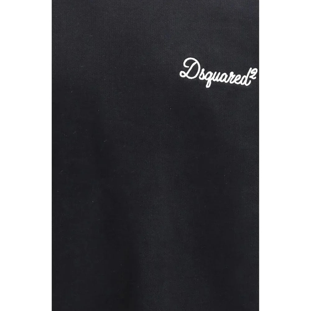 Dsquared² Black Cotton Sweatshirt - Zeiniez