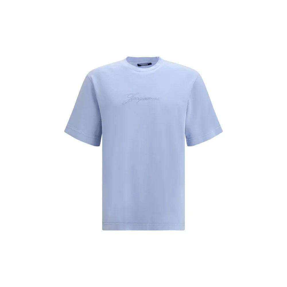 Jacquemus Blue Cotton T-Shirt - Zeiniez
