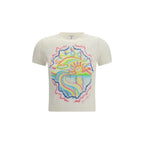Casablanca Multicolor Cotton T-Shirt - Zeiniez