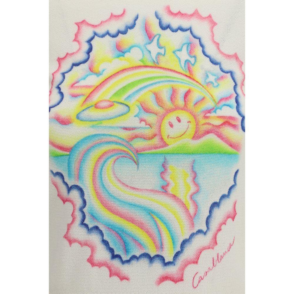 Casablanca Multicolor Cotton T-Shirt - Zeiniez