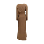 Petar Petrov Brown Silk Casual Dress - Zeiniez